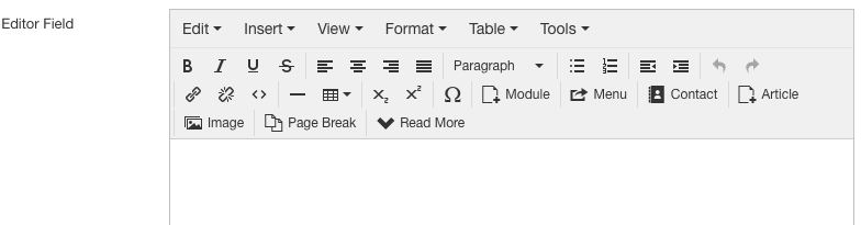 Joomla的15种字段类型